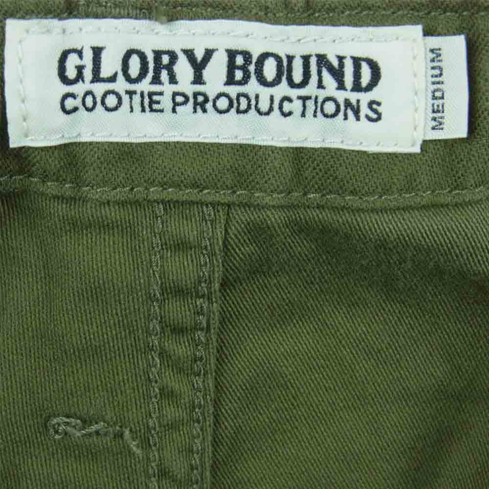 COOTIE クーティー GLORY BOUND グローリーバウンド ミリタリー ワイド イージー パンツ カーキ系 M【中古】