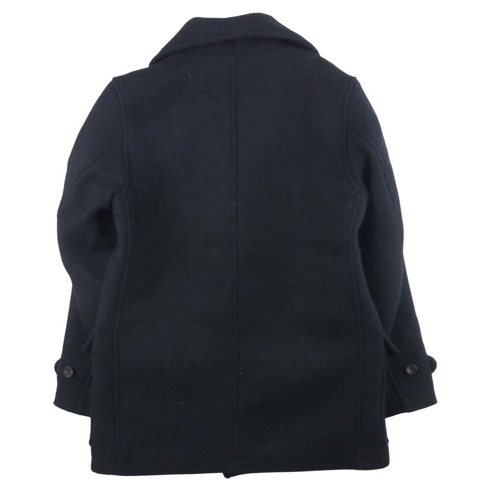 PHIGVEL フィグベル Mackinaw Coat マッキーノ ショールカラー ウール コート ジャケット ブラック系 38 2【中古】