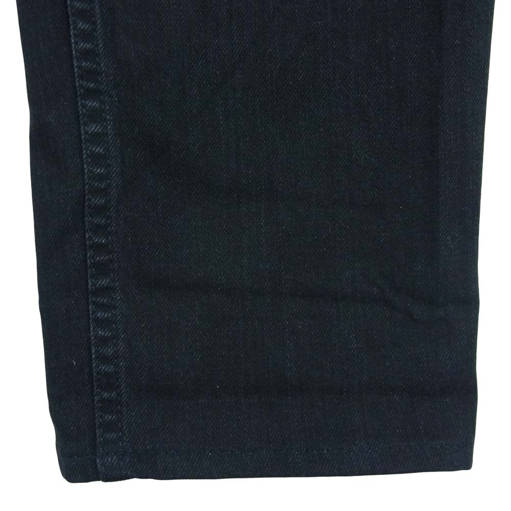 BALENCIAGA バレンシアガ 18SS 509121 TXE12 国内正規品 ダメージ加工 ニーホール スキニー デニム パンツ ブラック系 31【中古】