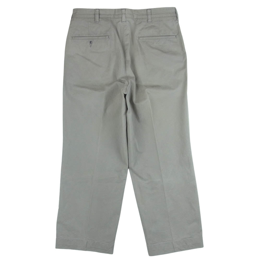 AT LAST アットラスト チノ トラウザー パンツ グレー系 34【中古】