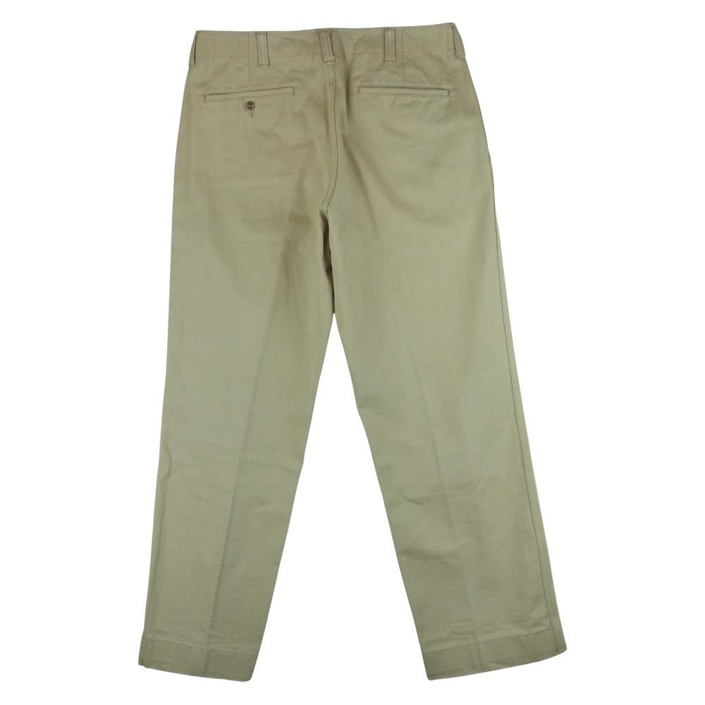 AT LAST アットラスト CHINO Work Pants チノ ワーク パンツ ベージュ系 34【中古】