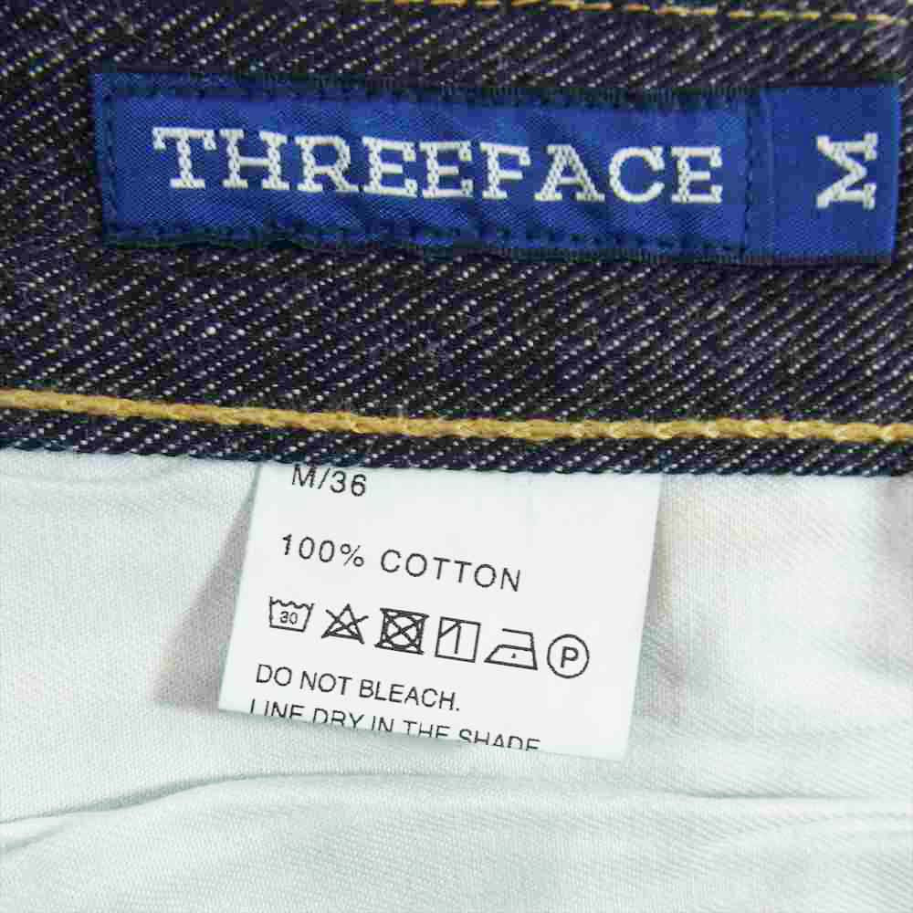 スリーフェイス ×CSF 別注 デニム パンツ インディゴブルー系 M【中古】