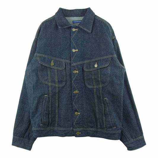 スリーフェイス CSF 別注 101 デニム ジャケット コットン 日本製 インディゴブルー系 M【中古】