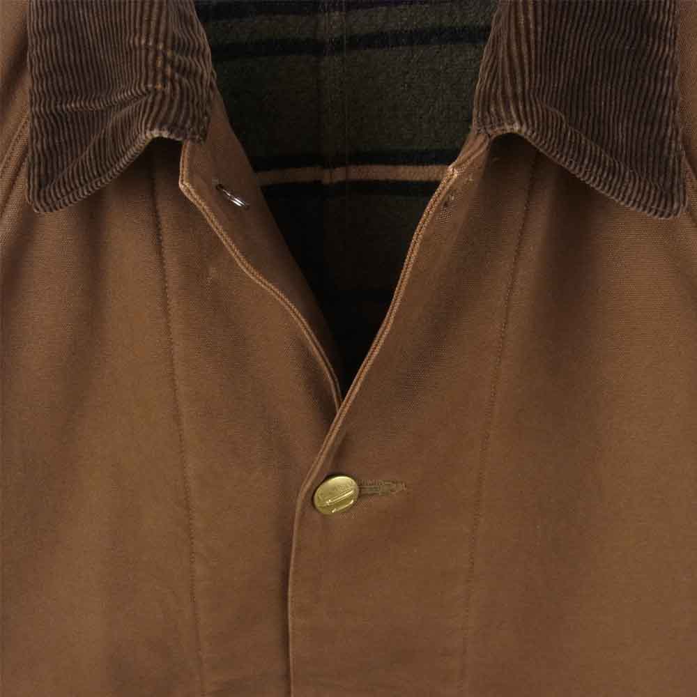 AT LAST アットラスト 613J duck coverall ダック カバーオール ジャケット ブラウン系 40【中古】