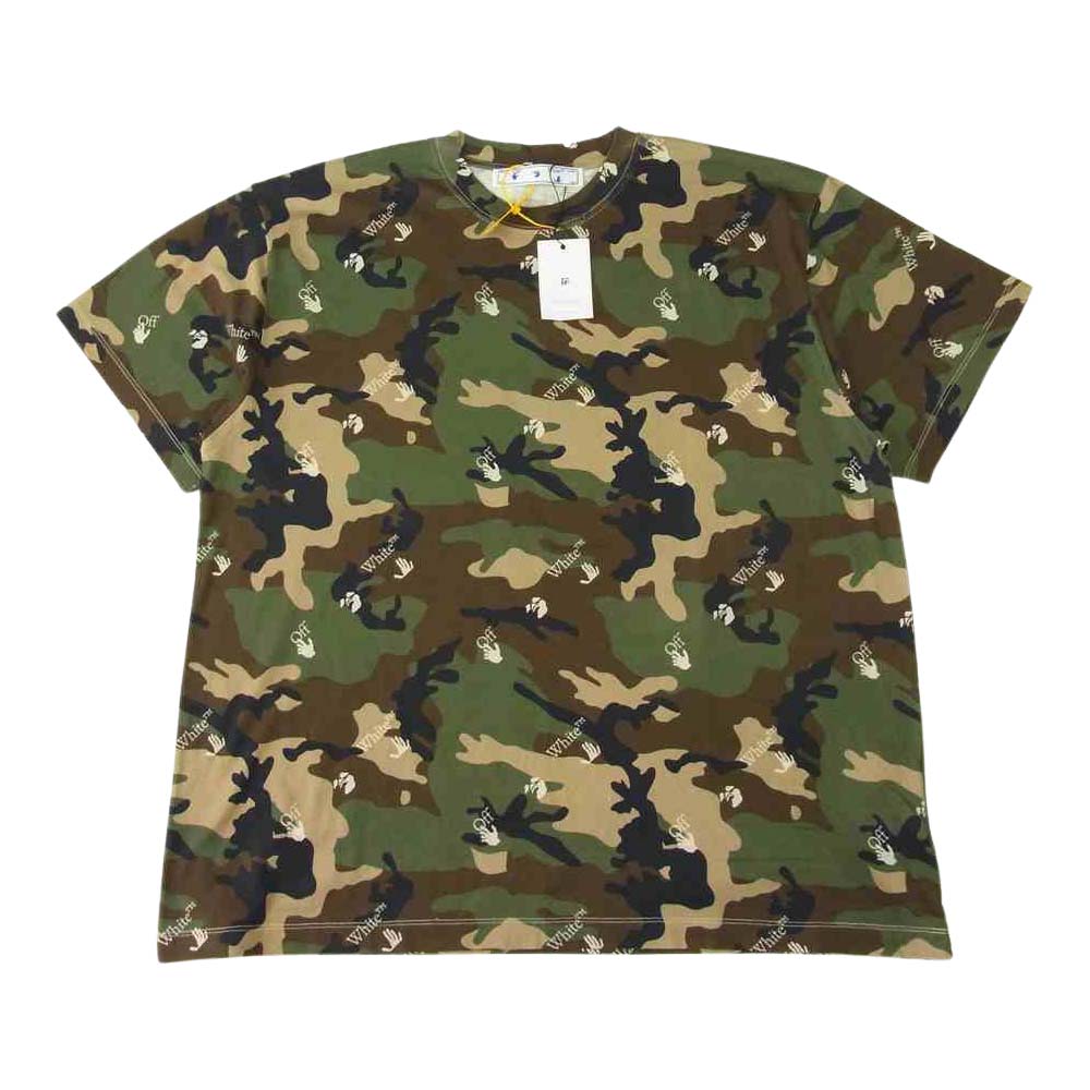 OFF-WHITE オフホワイト 21SS OMAA038S21JER0165600 CAMO SS OVER TEE カモフラージュ オーバーサイズ Tシャツ マルチカラー系 M【新古品】【未使用】【中古】
