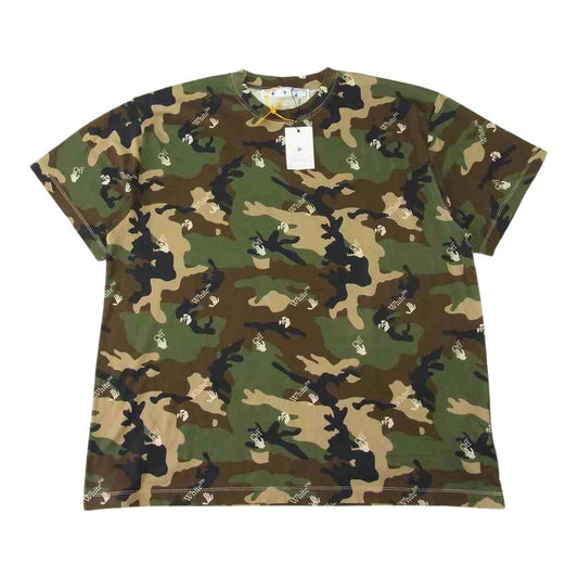 OFF-WHITE オフホワイト 21SS OMAA038S21JER0165600 CAMO SS OVER TEE カモフラージュ オーバーサイズ Tシャツ マルチカラー系 M【新古品】【未使用】【中古】