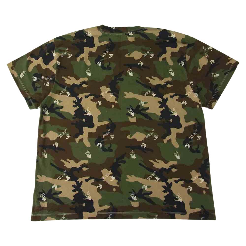 OFF-WHITE オフホワイト 21SS OMAA038S21JER0165600 CAMO SS OVER TEE カモフラージュ オーバーサイズ Tシャツ マルチカラー系 M【新古品】【未使用】【中古】