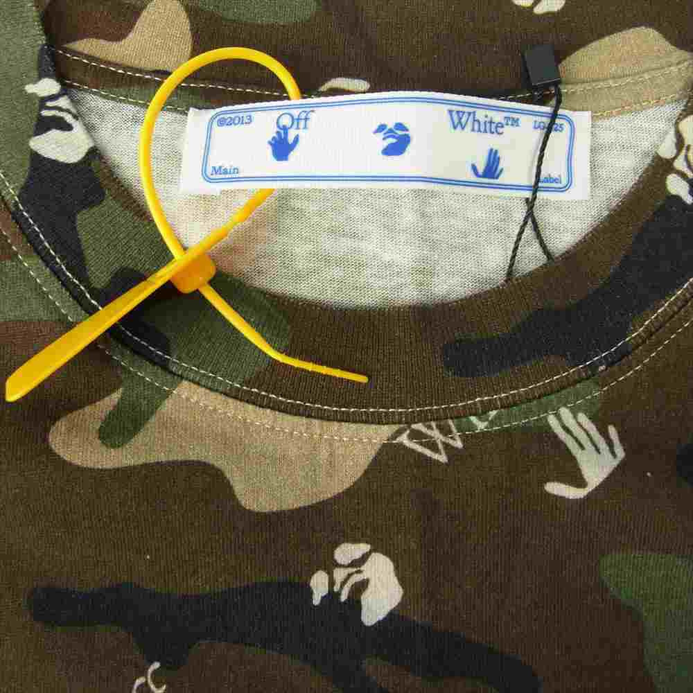 OFF-WHITE オフホワイト 21SS OMAA038S21JER0165600 CAMO SS OVER TEE カモフラージュ オーバーサイズ Tシャツ マルチカラー系 M【新古品】【未使用】【中古】