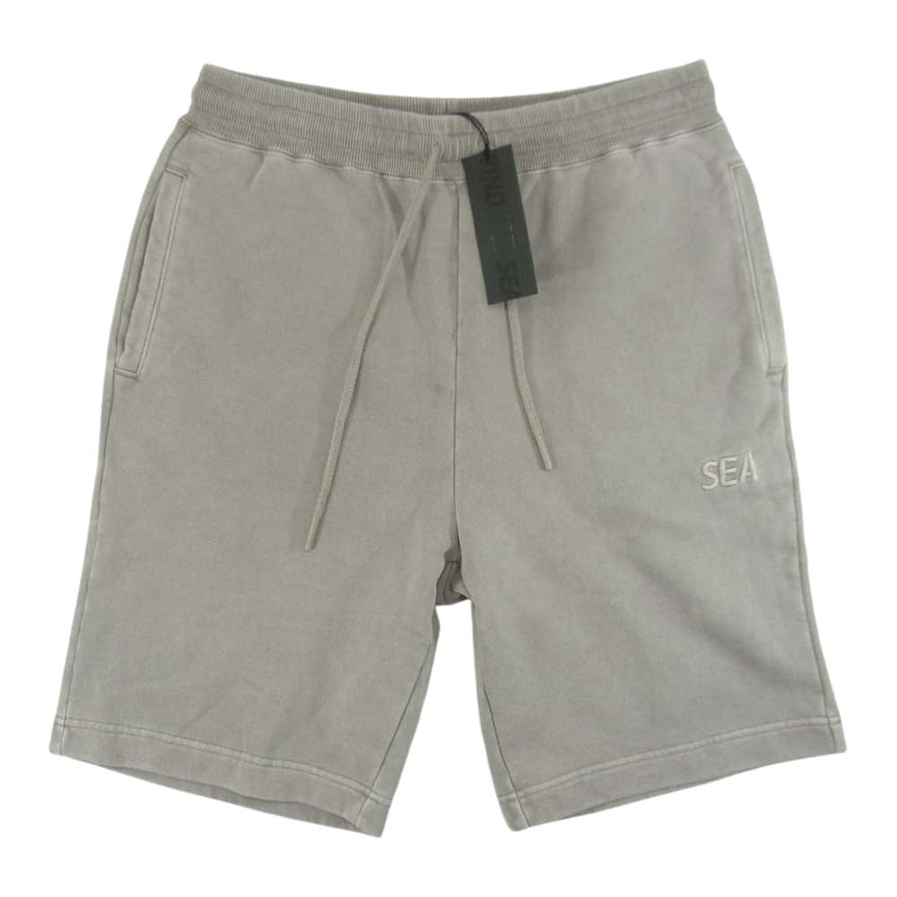ウィンダンシー WDS-21S-PT-02 SEA pigment-dye Sweat Shorts ピグメントダイ スウェット ショーツ グレー系 M【新古品】【未使用】【中古】