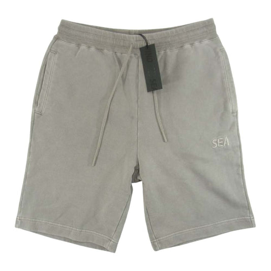 ウィンダンシー WDS-21S-PT-02 SEA pigment-dye Sweat Shorts ピグメントダイ スウェット ショーツ グレー系 M【新古品】【未使用】【中古】