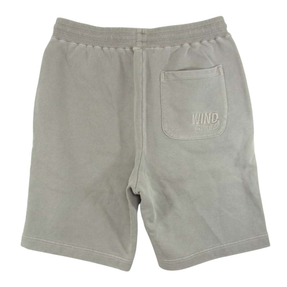 ウィンダンシー WDS-21S-PT-02 SEA pigment-dye Sweat Shorts ピグメントダイ スウェット ショーツ グレー系 M【新古品】【未使用】【中古】