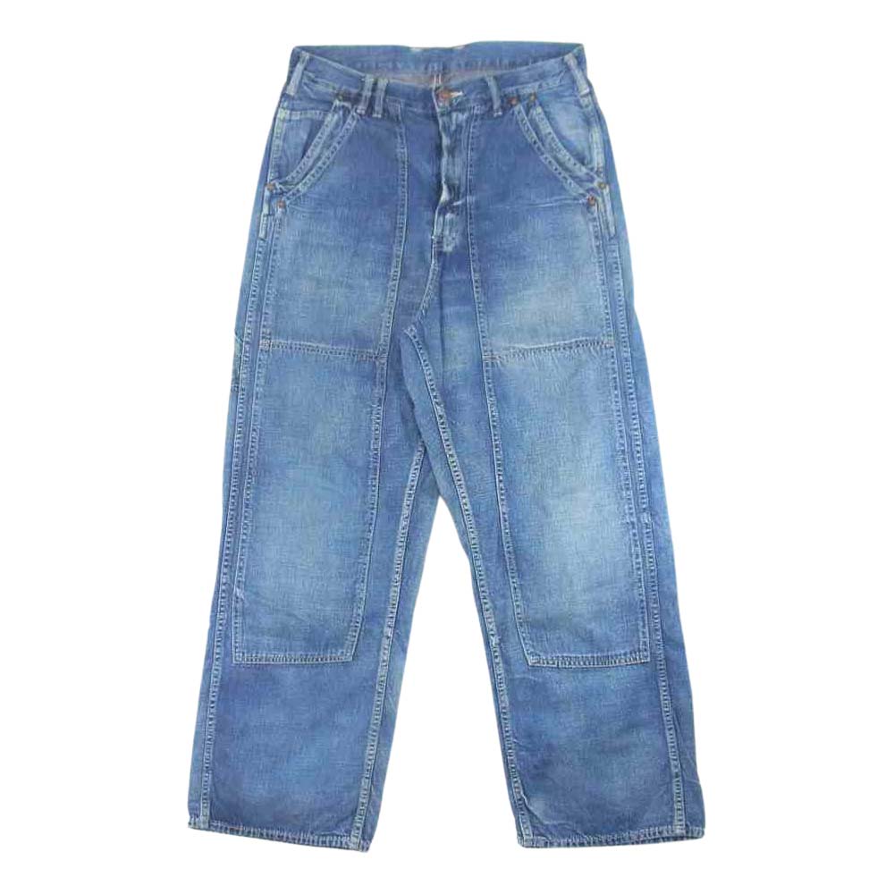 Anachronorm アナクロノーム NM-PP02-W1 DOUBLE KNEE PAINTER PANTS TYPE-δ INDIGO AW ダブルニー ペインター デニムパンツ インディゴブルー系 サイズ表記無【中古】