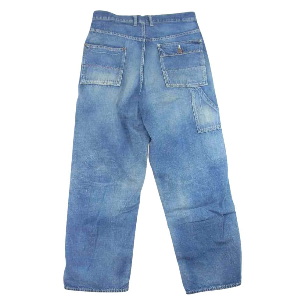 Anachronorm アナクロノーム NM-PP02-W1 DOUBLE KNEE PAINTER PANTS TYPE-δ INDIGO AW ダブルニー ペインター デニムパンツ インディゴブルー系 サイズ表記無【中古】