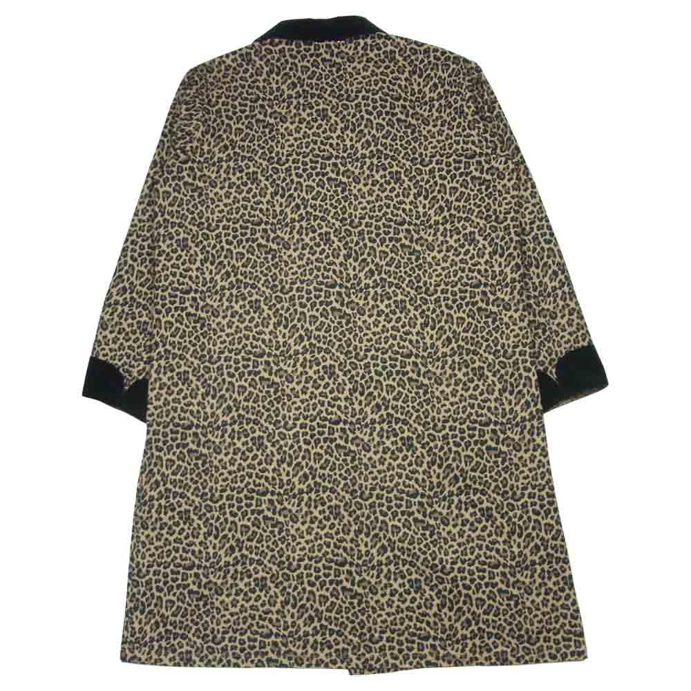 MINEDENIM マインデニム 2109-9001-67-032 Flannel Leopard Gawn フランネル レオパード ガウン ライトブラウン系 3【新古品】【未使用】【中古】