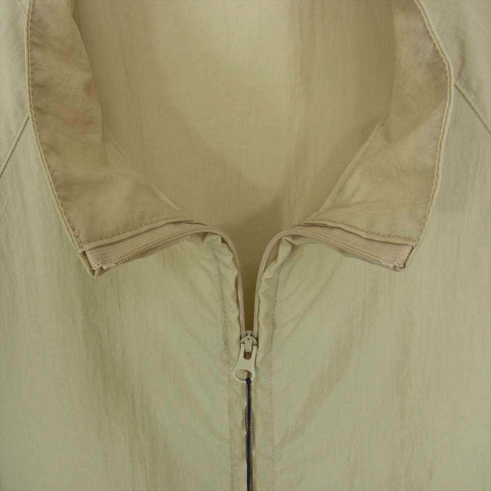 クオン 2101-JK0304 SALT SHRUNK NYLON TRACK JKT FLOWER 塩縮ナイロン トラック ジャケット フラワー ベージュ系 M【新古品】【未使用】【中古】
