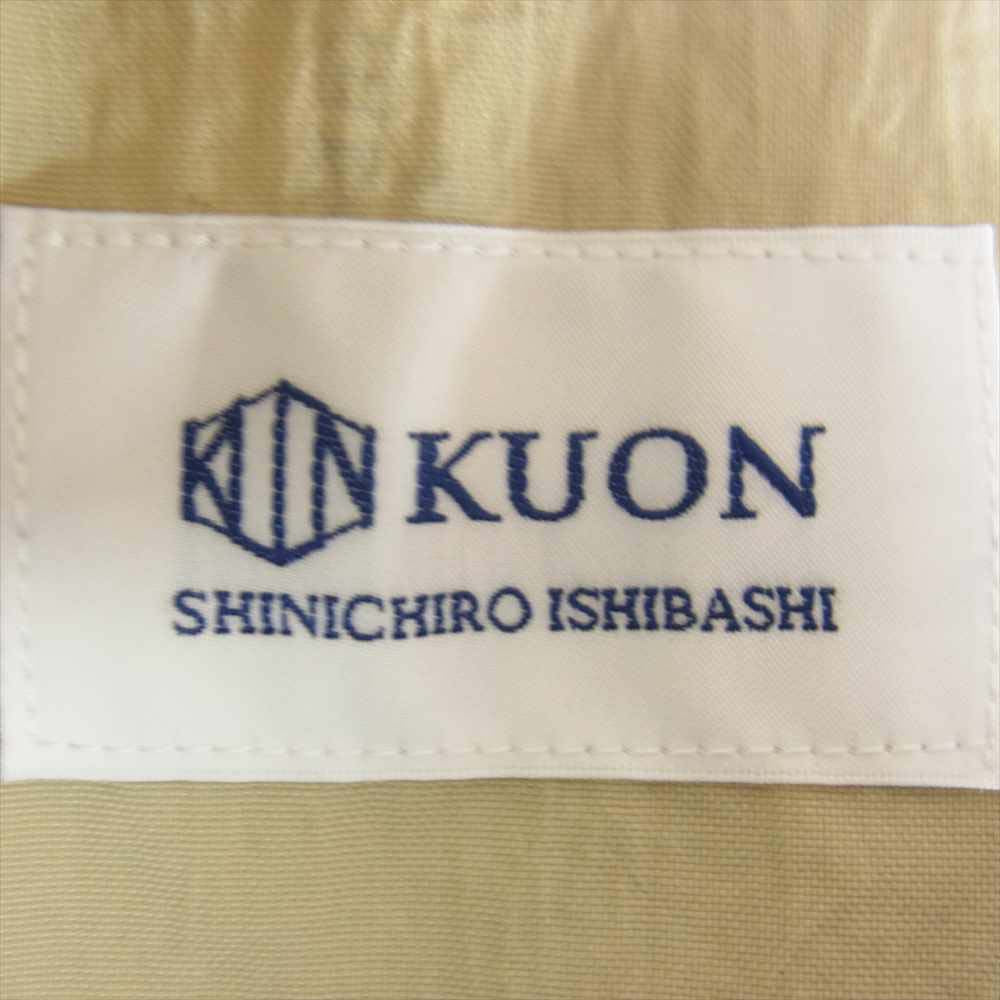 クオン 2101-JK0304 SALT SHRUNK NYLON TRACK JKT FLOWER 塩縮ナイロン トラック ジャケット フラワー ベージュ系 M【新古品】【未使用】【中古】