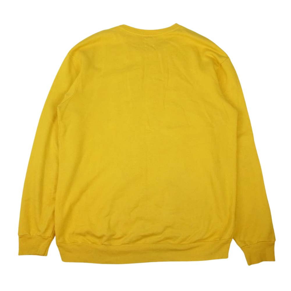 アルケミスト 19SS JAH プリント オーバーサイズ スウェット イエロー系 M【中古】