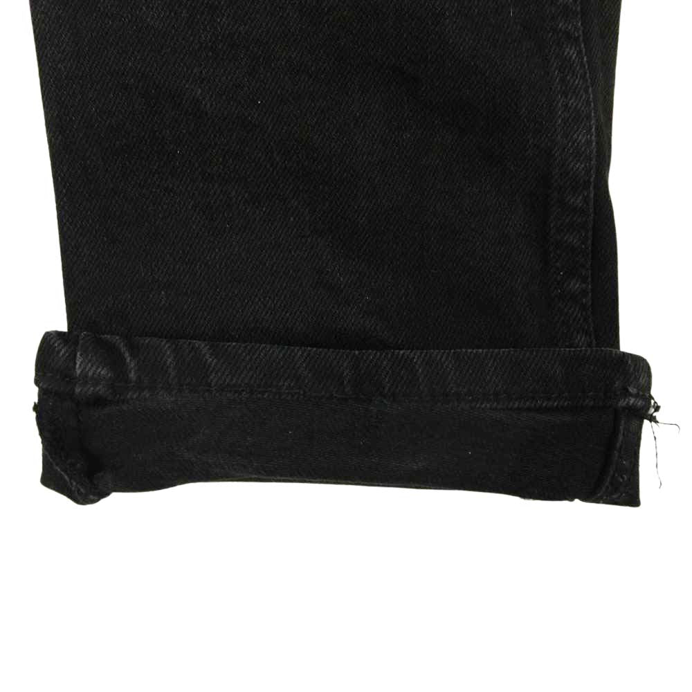 スビ CHITCH BONEYARD BLACK KM-82 クラッシュ ダメージ加工 デニム パンツ ブラック系 29【中古】
