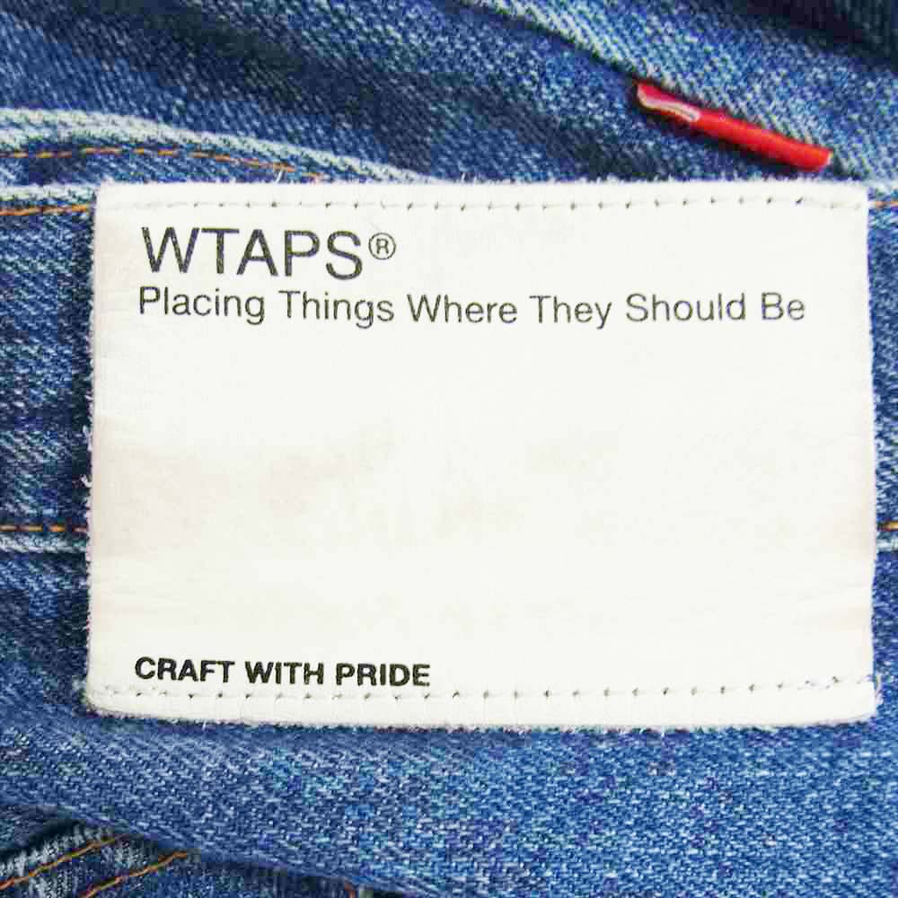 WTAPS ダブルタップス 15AW 152GWDT-PTM01 BLUES BASIC WASHED ウォッシュ加工 デニム インディゴブルー系 M【中古】