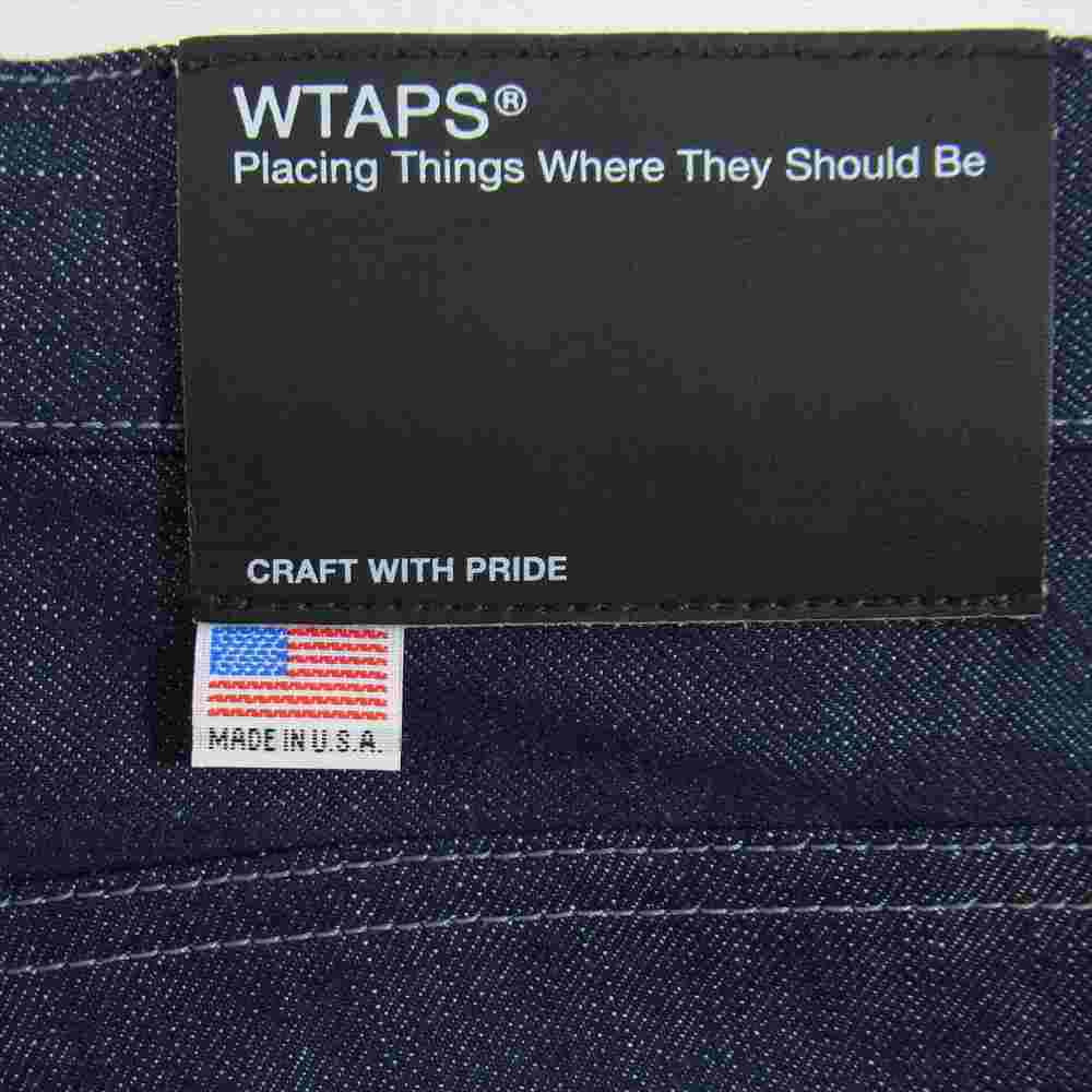WTAPS ダブルタップス 16SS 161MYDT-PTM03 BLUES SKINNY RAW ブルー スキニー リジッド デニム インディゴブルー系 33【新古品】【未使用】【中古】