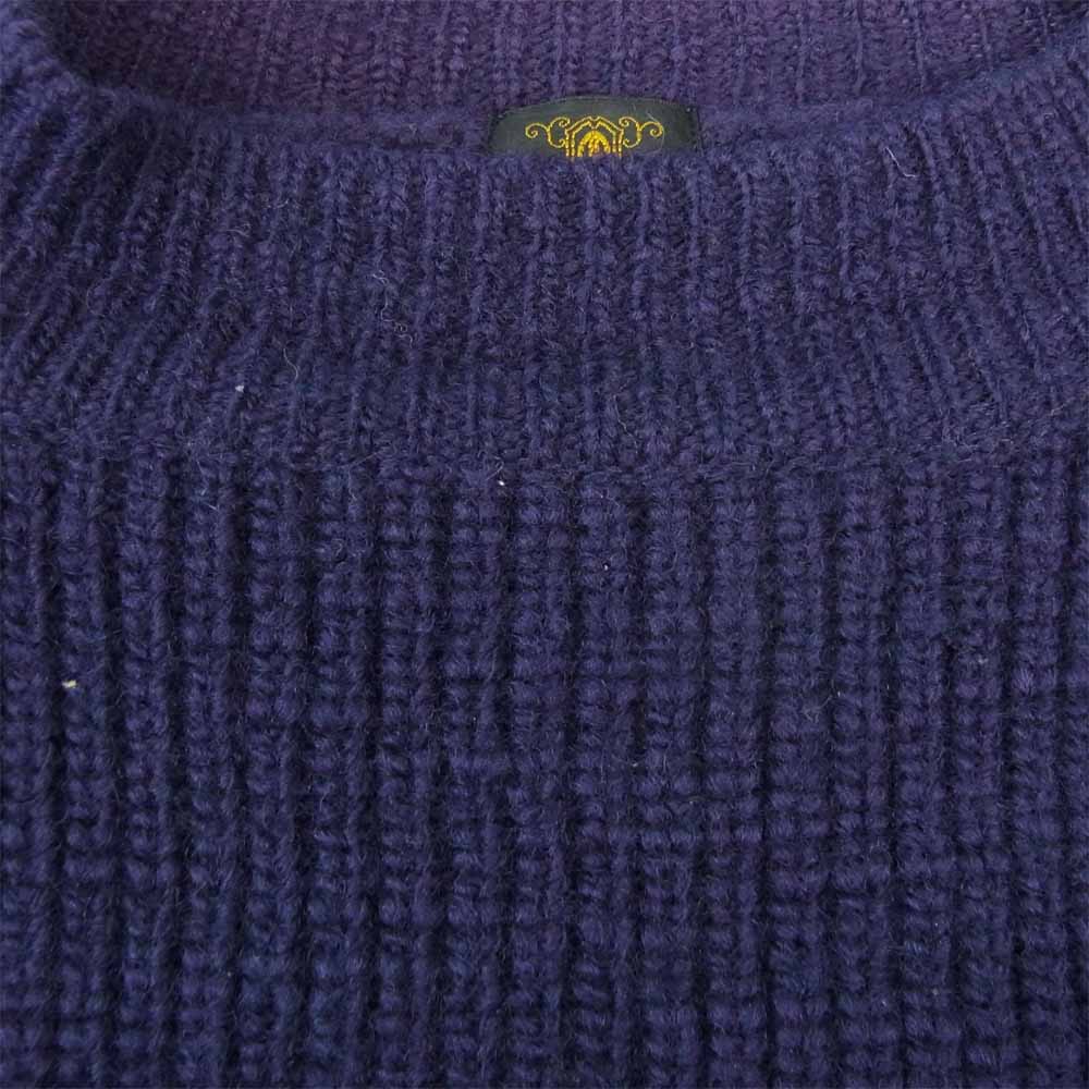 ジャンゴアトゥール ポケット付き ウール クルー セーター パープル系 L【中古】