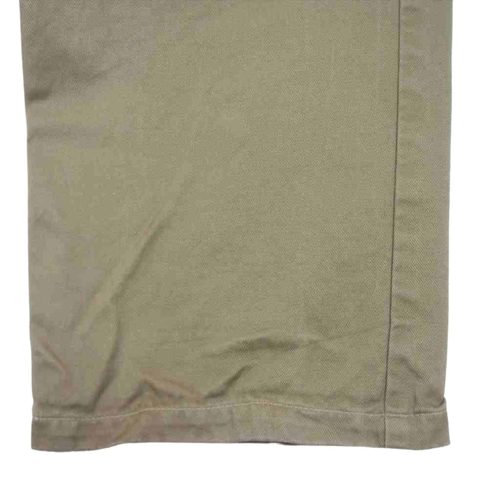 The REAL McCOY'S ザリアルマッコイズ 8HU HEAVY COTTON DRILL FULL-CUT WORK TROUSERS ワーク チノ ジッパーフライ ベージュ系 30【中古】