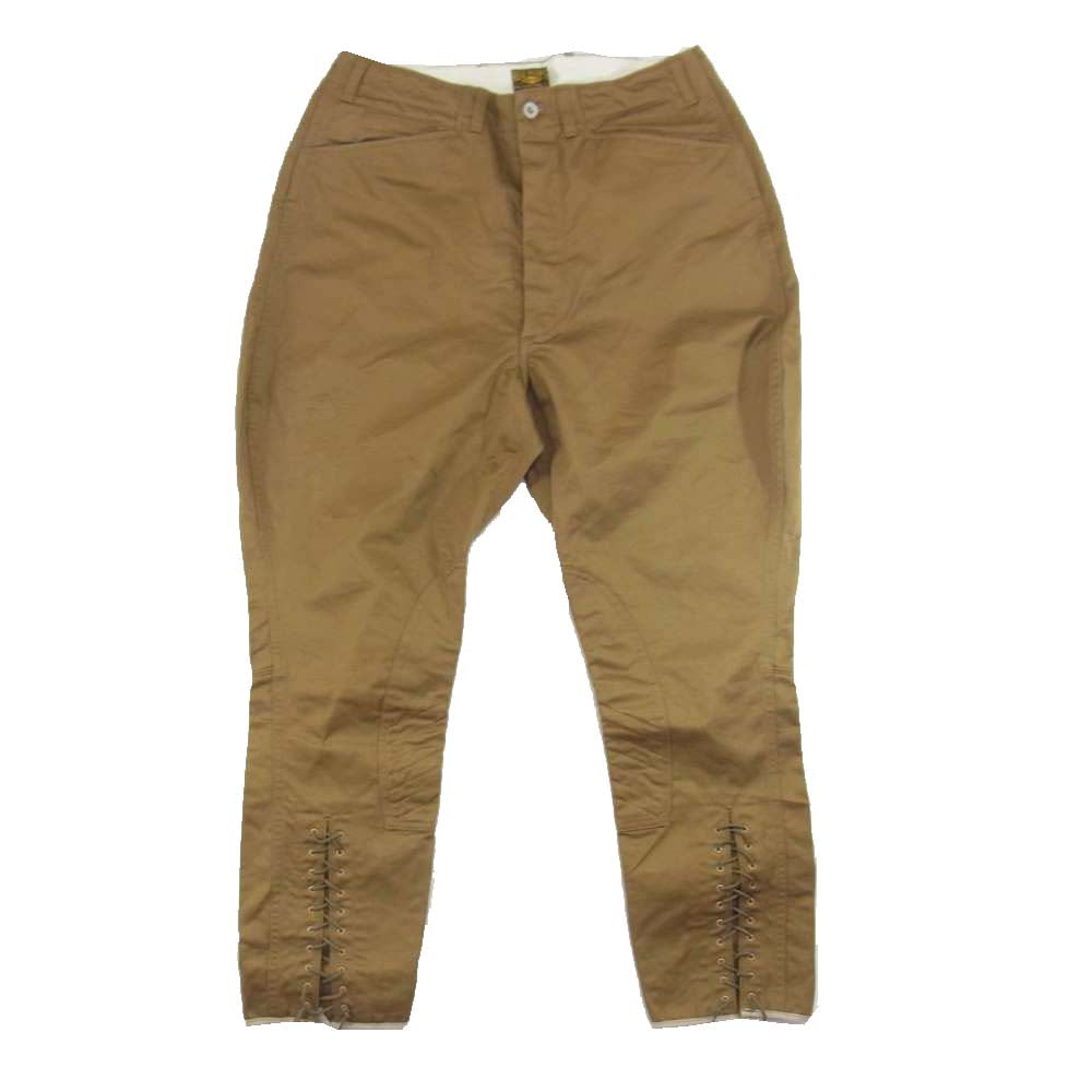 The REAL McCOY'S ザリアルマッコイズ BREECHES COTTON カーキ ブリーチーズ パンツ ブラウン系 32【中古】