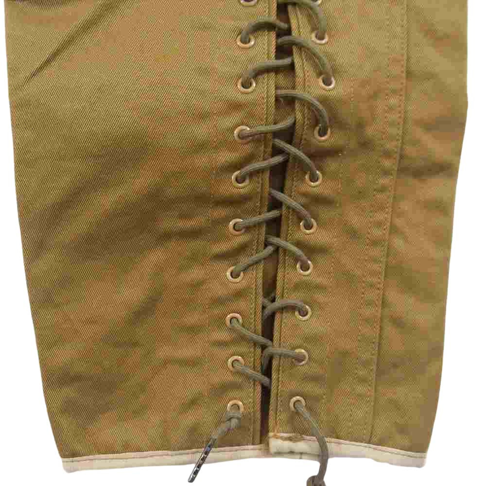 The REAL McCOY'S ザリアルマッコイズ BREECHES COTTON カーキ ブリーチーズ パンツ ブラウン系 32【中古】