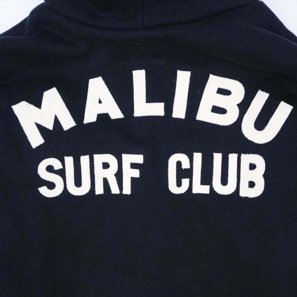 The REAL McCOY'S ザリアルマッコイズ JOE McCOY BALL PARK SNAP BUTTON SWEAT SHIRT MALIBU ジョーマッコイ スナップ ボタン スウェット パーカー ブラック系 L【中古】