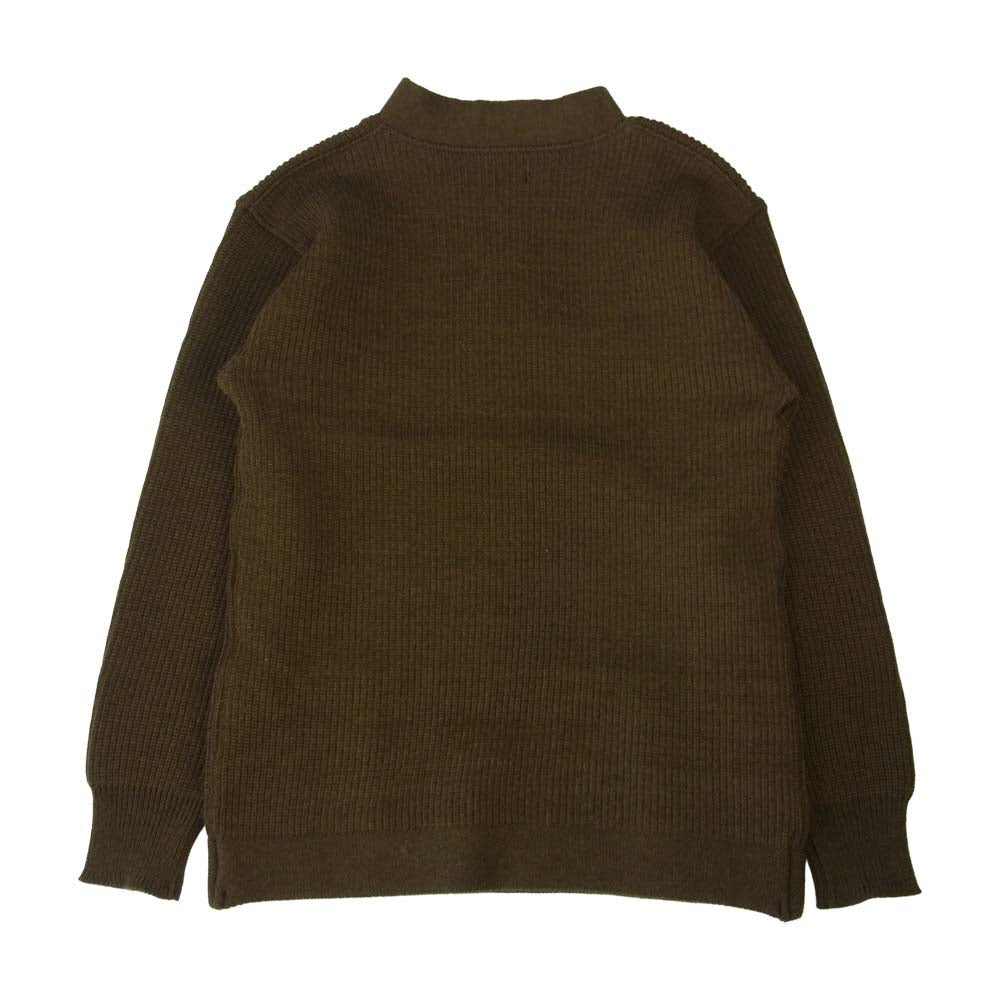 The REAL McCOY'S ザリアルマッコイズ M1911 SERVICE SWEATER サービス セーター カーキ系 40【中古】