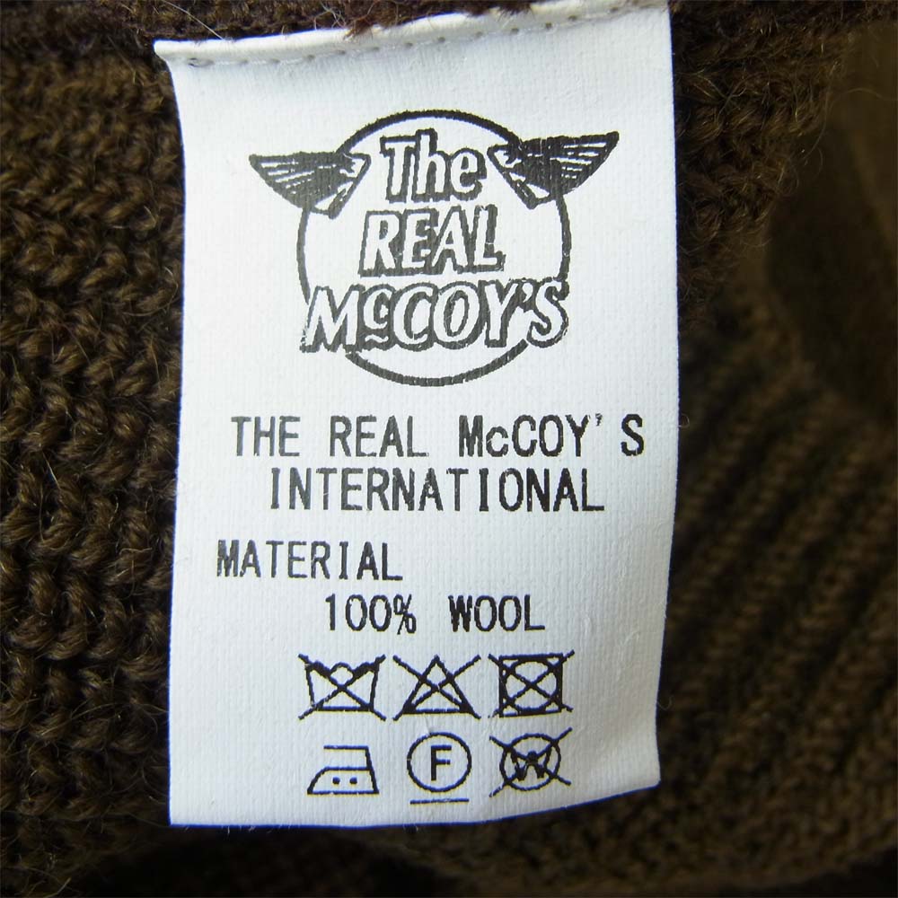 The REAL McCOY'S ザリアルマッコイズ M1911 SERVICE SWEATER サービス セーター カーキ系 40【中古】