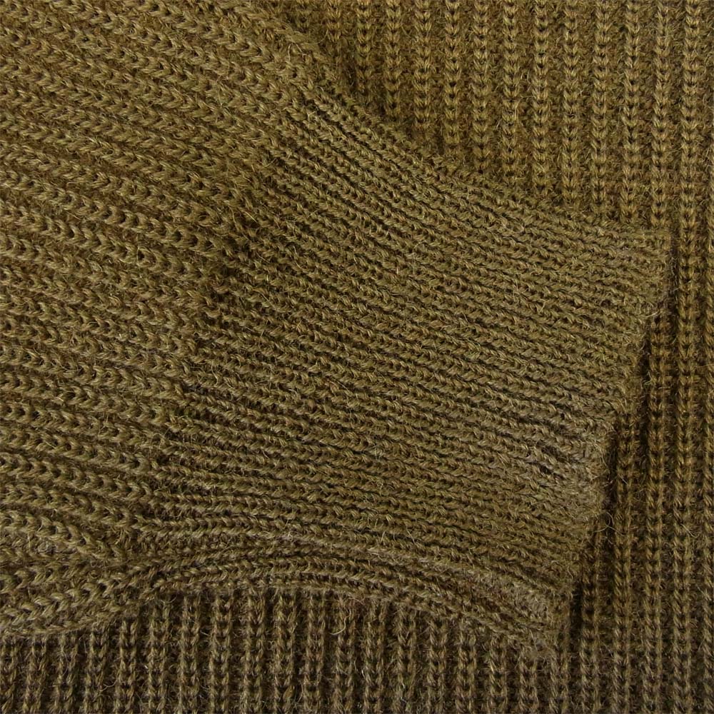 The REAL McCOY'S ザリアルマッコイズ M1911 SERVICE SWEATER サービス セーター カーキ系 40【中古】