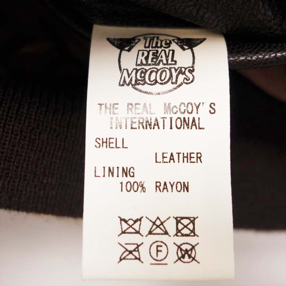 The REAL McCOY'S ザリアルマッコイズ 20AW MJ20003 TYPE G-1 REAL McCOY MFG. CO. MIL-J-7823D フライト ジャケット ゴートスキン レザー ジャケット BROWN ブラウン系 42【中古】