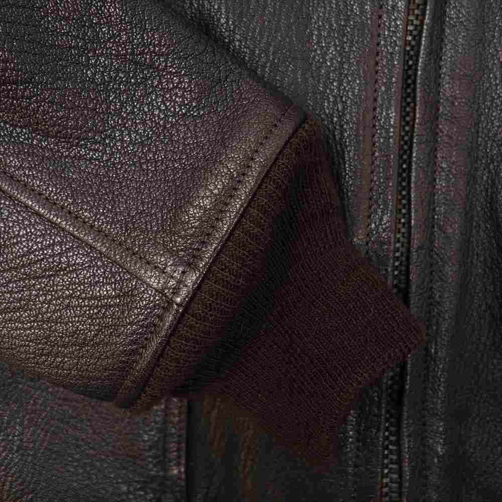 The REAL McCOY'S ザリアルマッコイズ 20AW MJ20003 TYPE G-1 REAL McCOY MFG. CO. MIL-J-7823D フライト ジャケット ゴートスキン レザー ジャケット BROWN ブラウン系 42【中古】