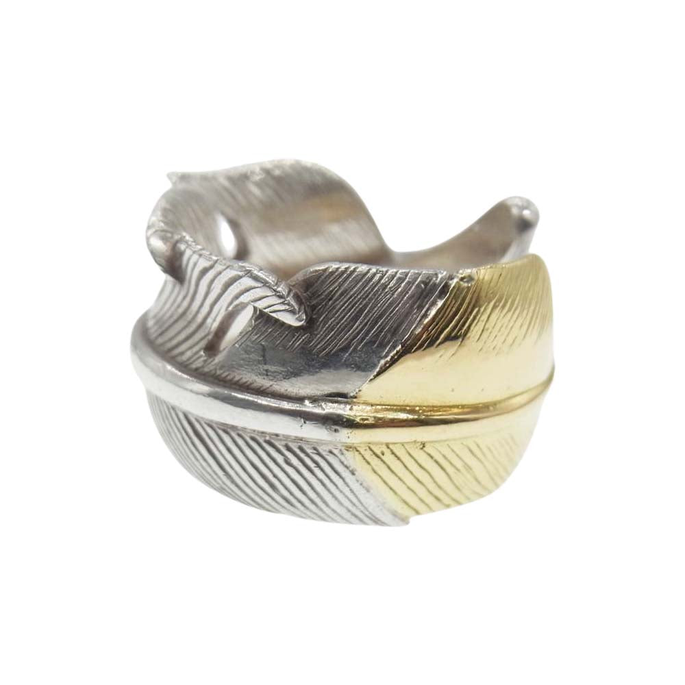 タディアンドキング 剣先 k18 フェザー リング【中古】