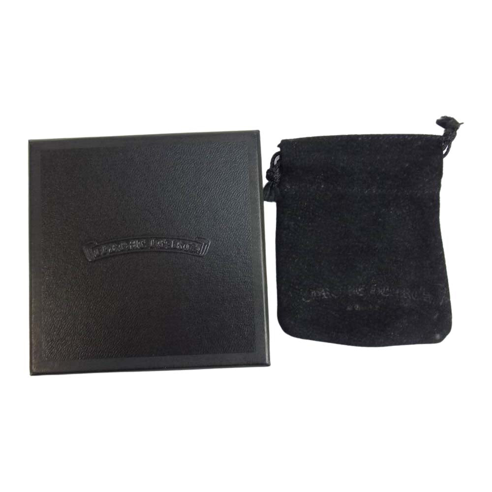 CHROME HEARTS クロムハーツ（原本有） 3BTN 2SNP リップ アンド タン 3ボタン2スナップ レザー ブレスレット ブラック系【中古】