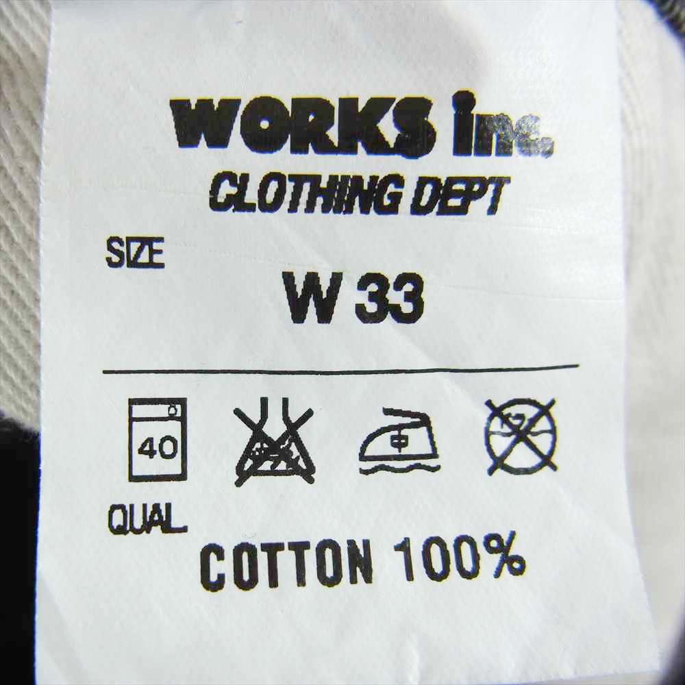 IRON HEART アイアンハート ヘリンボーン ダブルニー ペインター パンツ グレー系 33【中古】