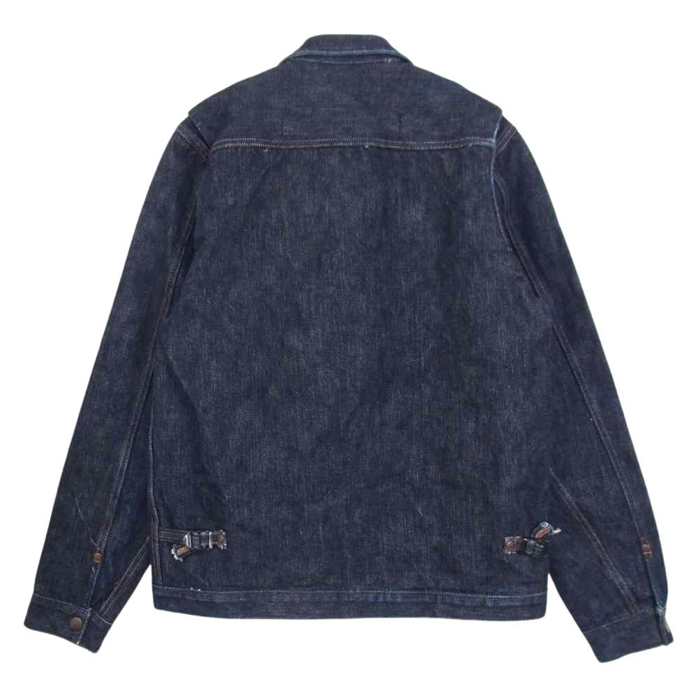 ウエストライド デニム ジャケット インディゴ インディゴブルー系 42【中古】