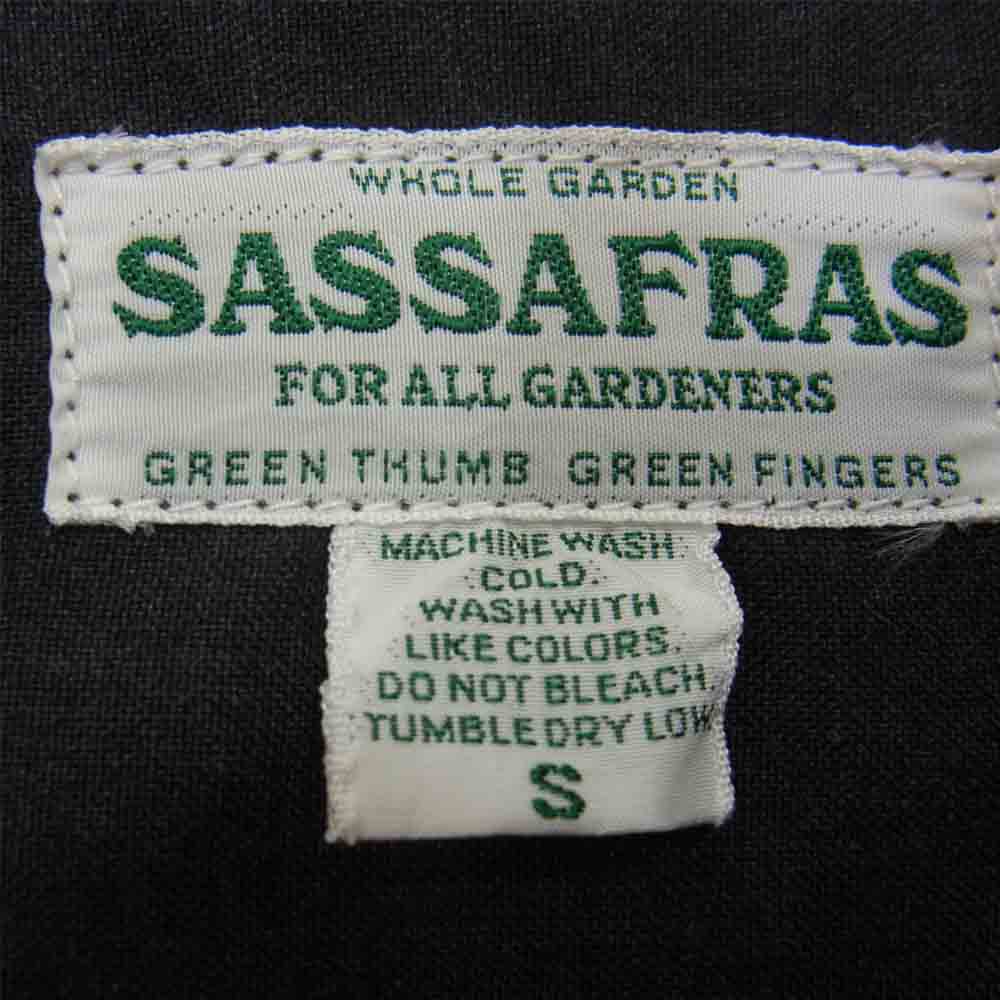 SASAFRAS ササフラス GARDENER JACKET ガーデナー シャツ ジャケット グレー  グレー系 S【美品】【中古】