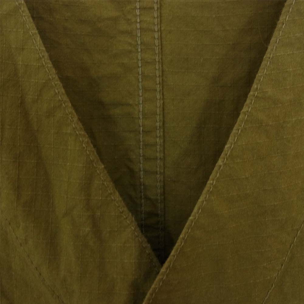 SASAFRAS ササフラス Landscaper Vest リップストップ ランドスケーパー ベスト オリーブ カーキ系 M【美品】【中古】