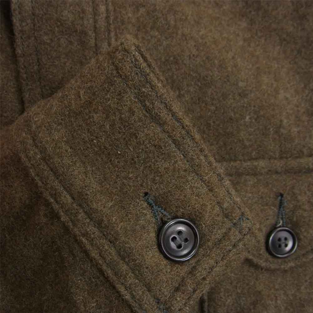 POST OVERALLS ポストオーバーオールズ 1179 C-POST ウール ジャケット ブラウン系 S【美品】【中古】