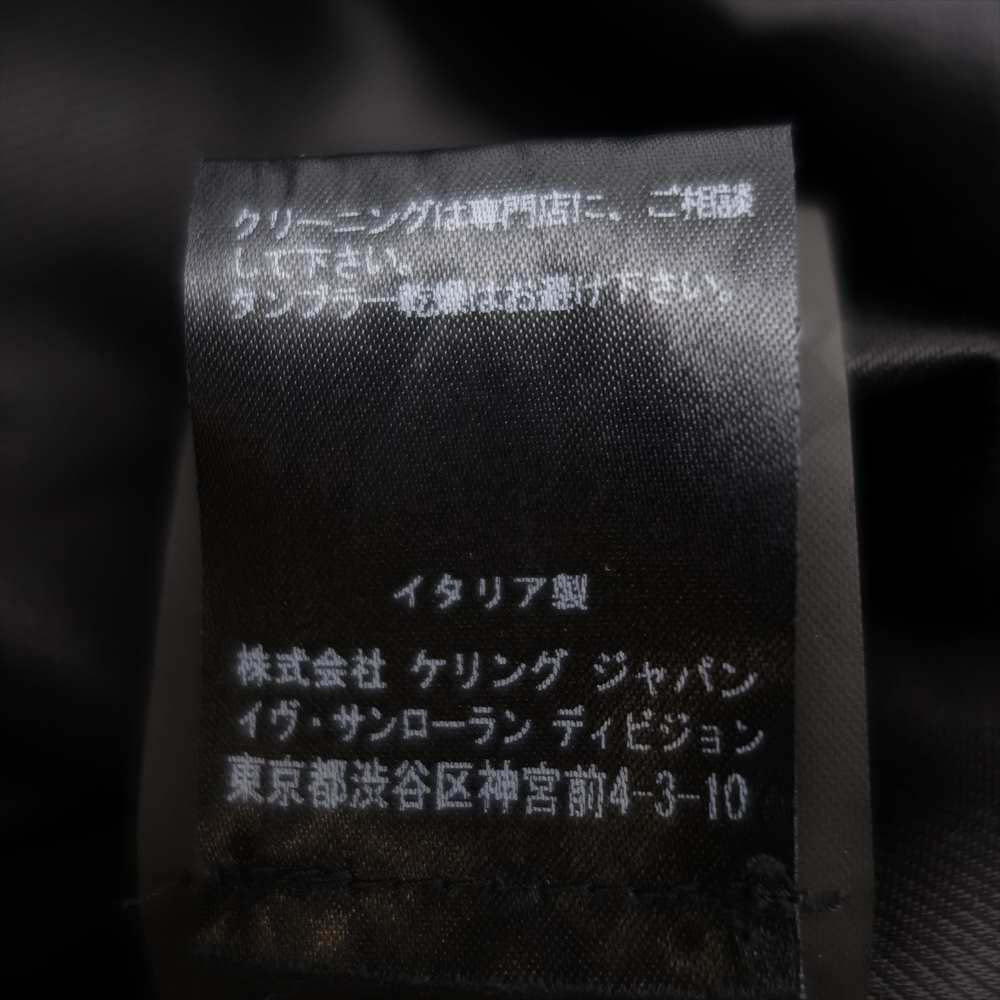 SAINT LAURENT サンローラン エディ期 16SS 国内正規品 397292 Y5YC1 L17 クラシック モーターサイクル レザー ダブルライダース ジャケット ブラック系 48【中古】