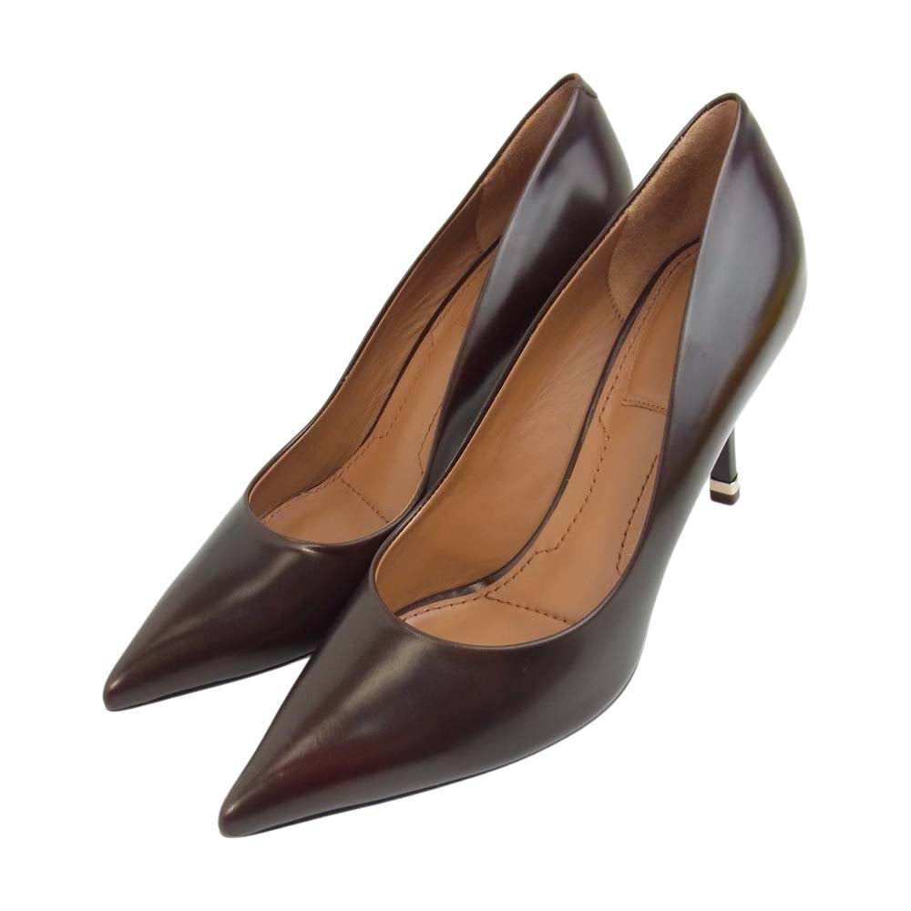 GIVENCHY ジバンシィ ヒール パンプス ダークブラウン系 37【中古】