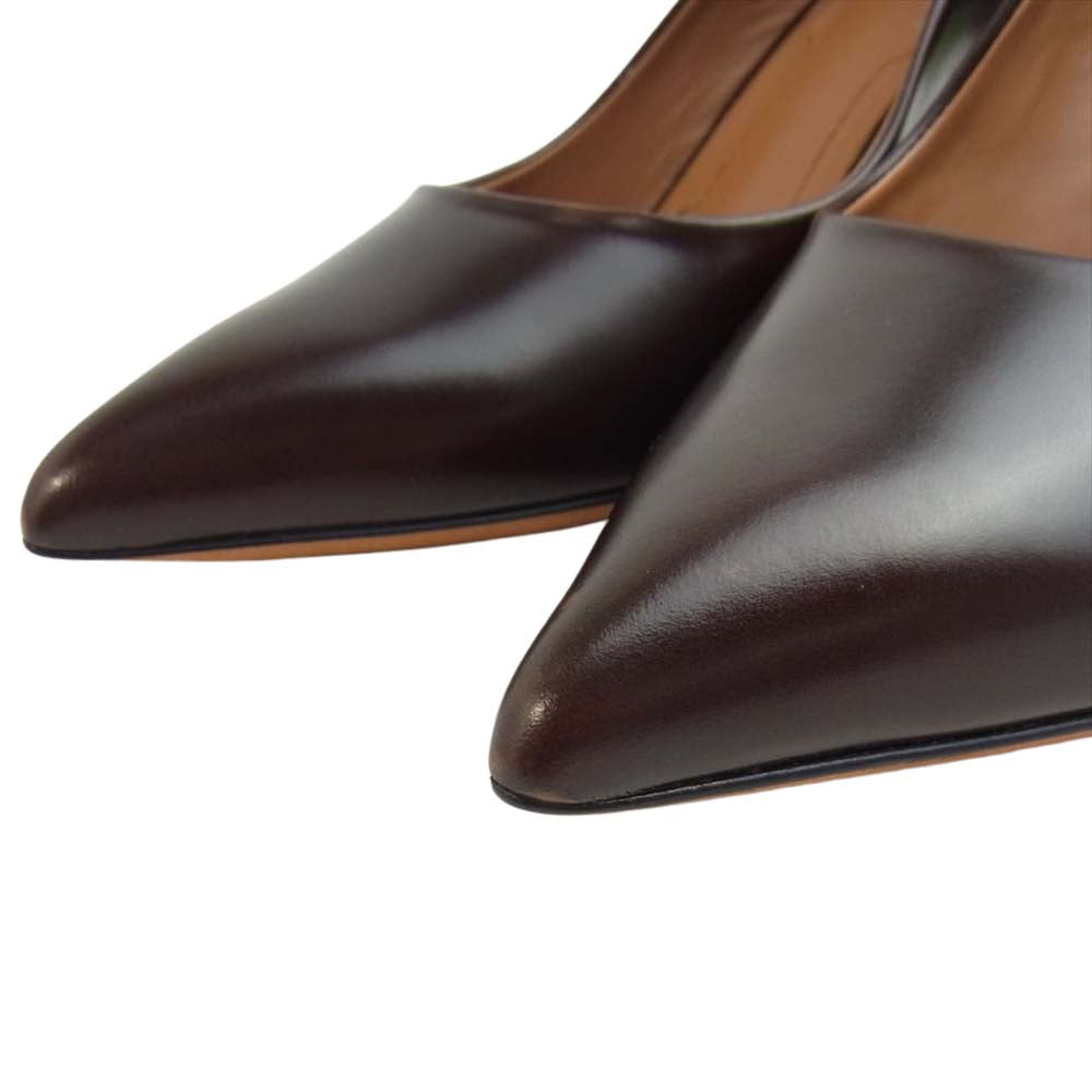 GIVENCHY ジバンシィ ヒール パンプス ダークブラウン系 37【中古】
