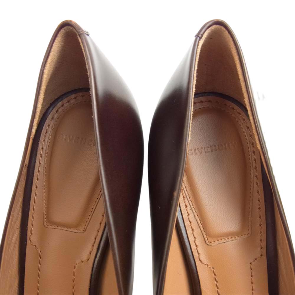 GIVENCHY ジバンシィ ヒール パンプス ダークブラウン系 37【中古】