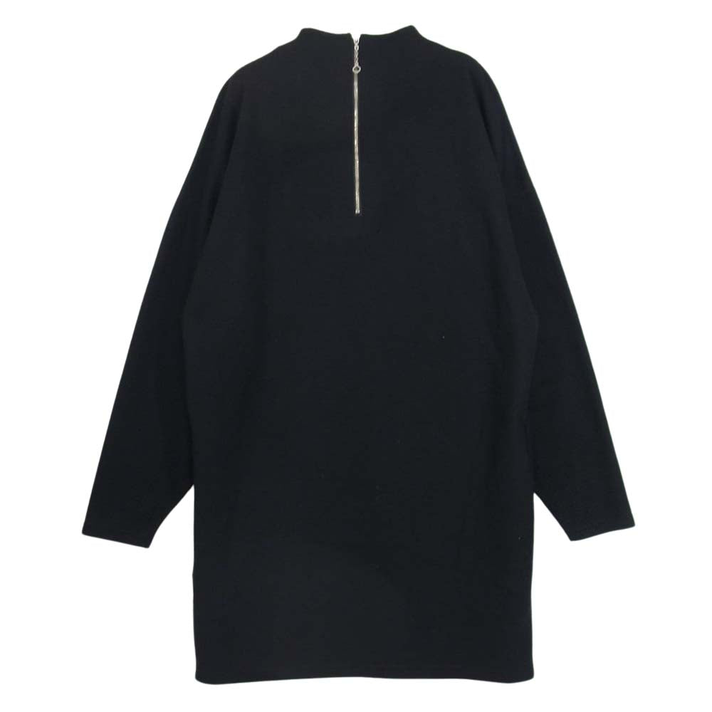 HYKE ハイク 142-12034 バックジップ チュニック ワンピース ブラック系 2【中古】
