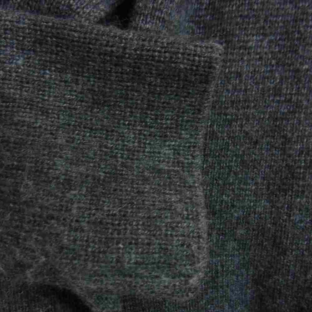 iliann loeb イリアンローブ 104-129 カシミヤアンゴラ混 ニット トレンチコート グレー系 サイズ表記無【中古】