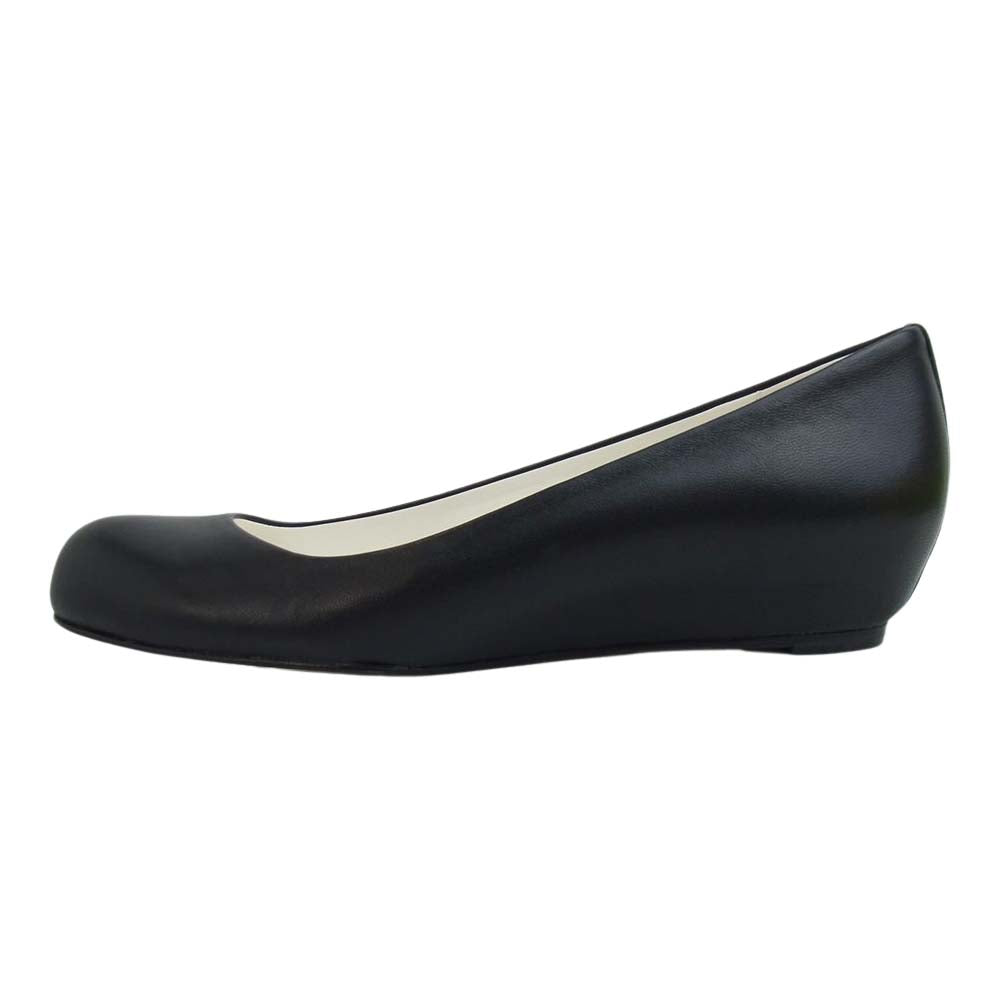 トシノスケ タケガハラ BEAUTIFUL SHOES ビューティフル シューズ LOWROUNDMONOCHROME パンプス ブラック系 24㎝【美品】【中古】