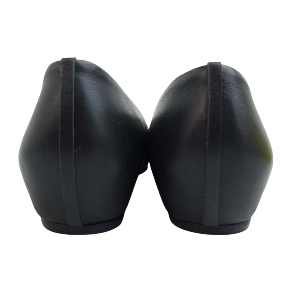 トシノスケ タケガハラ BEAUTIFUL SHOES ビューティフル シューズ LOWROUNDMONOCHROME パンプス ブラック系 24㎝【美品】【中古】