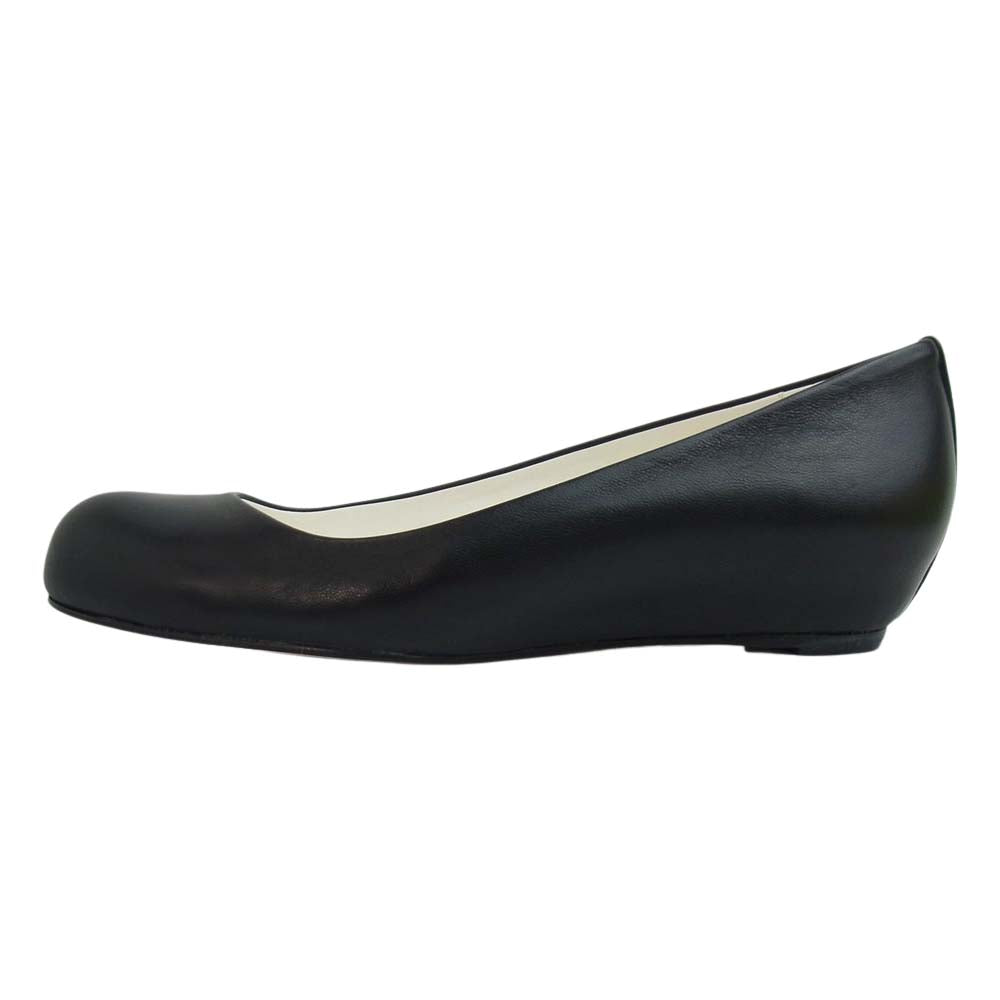 トシノスケ タケガハラ BEAUTIFUL SHOES ビューティフル シューズ LOWROUNDMONOCHROME パンプス ブラック系 23㎝【極上美品】【中古】